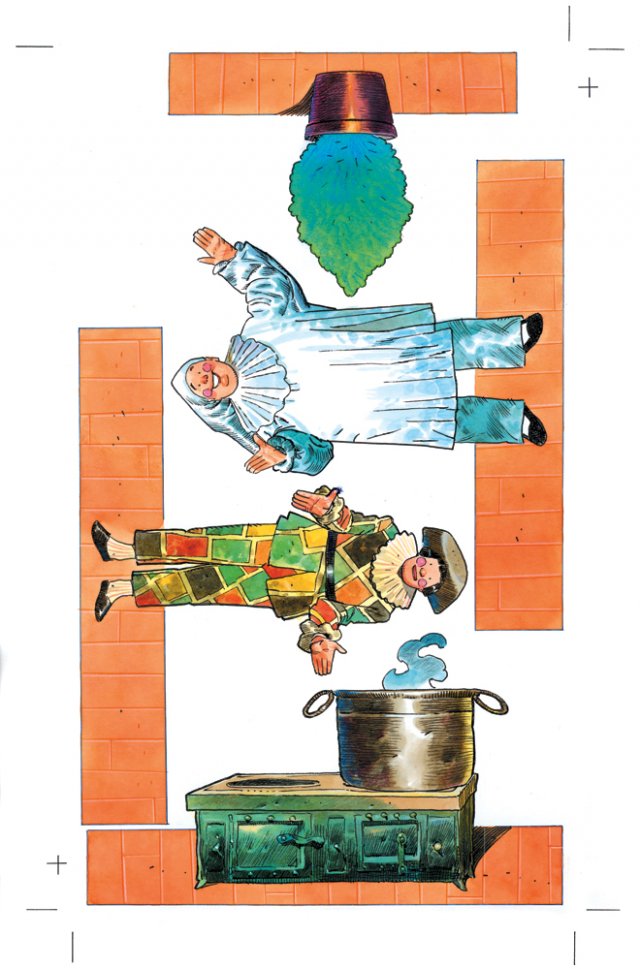 Illustrazione per libro dedicato al "Pinocchio" di Benigni
